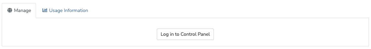 Login to Cloud Control Panel from Host Media Client Portal