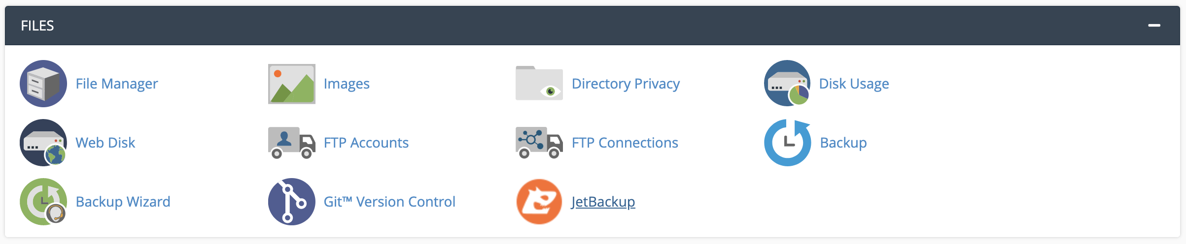 cPanel Backups